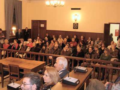 Presentazione del 10 febbraio 2007 del libro di Franco COncetti a Civitanova Marche nella Sala Consiliare.