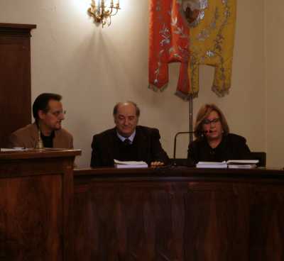 Presentazione del 10 febbraio 2007 del libro di Franco COncetti a Civitanova Marche nella Sala Consiliare.