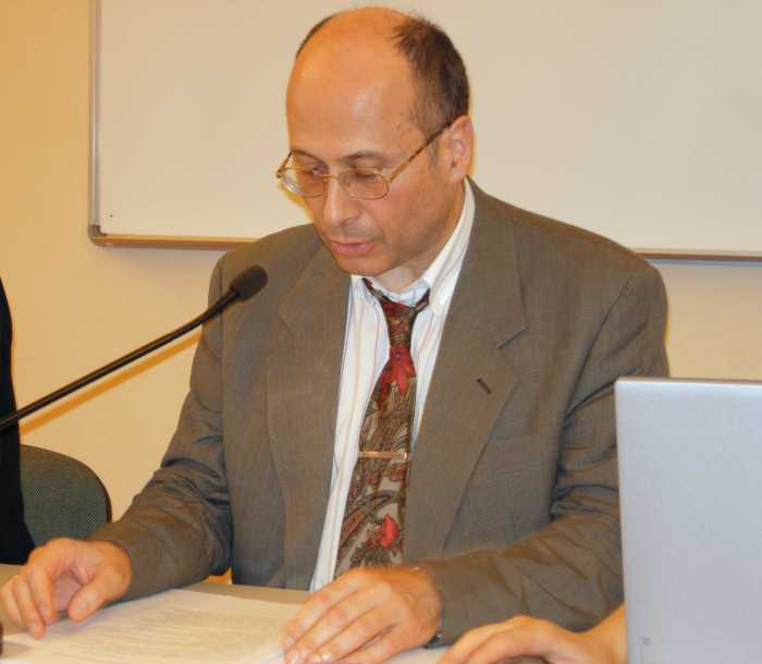 Momenti e relatori della prima giornata del Convegno del 16 e 17 giugno 2007 a Macerata: intervento del Professor Ermanno Carini di Recanati (letto dal Professor Diego Poli dell'Università di Macerata).